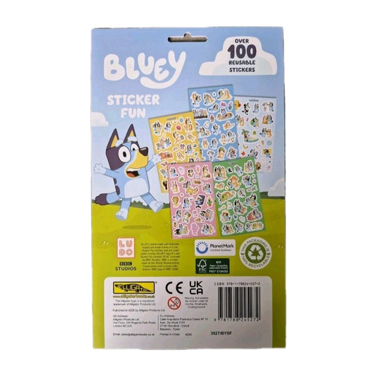 Bluey Sticker Fun Stickers Crafts Activities Birthday Gifts - Stocking Filler