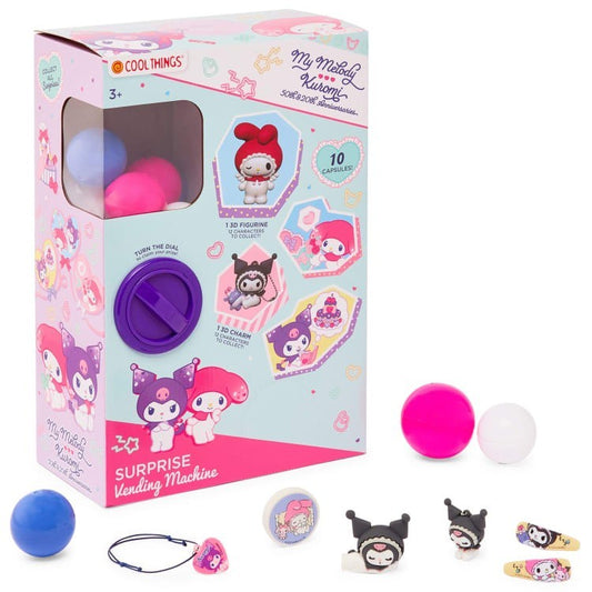 Sanrio Kuromi Hello Kitty SpongeBob Vending Machine Capsule Toy Figures New