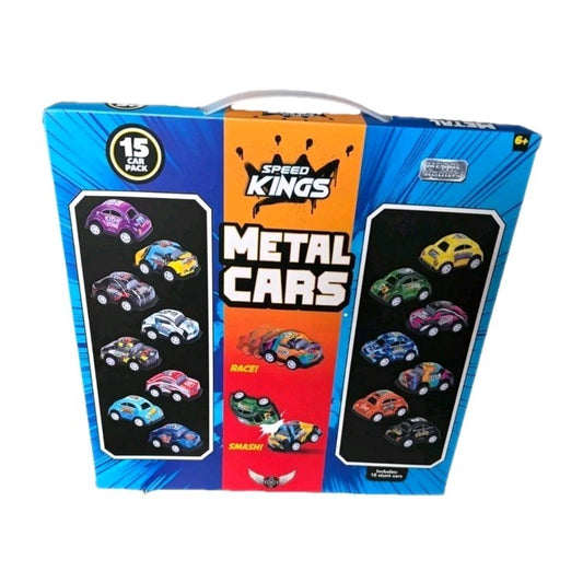 Speed Kings 15-Car Pack Metal Racers