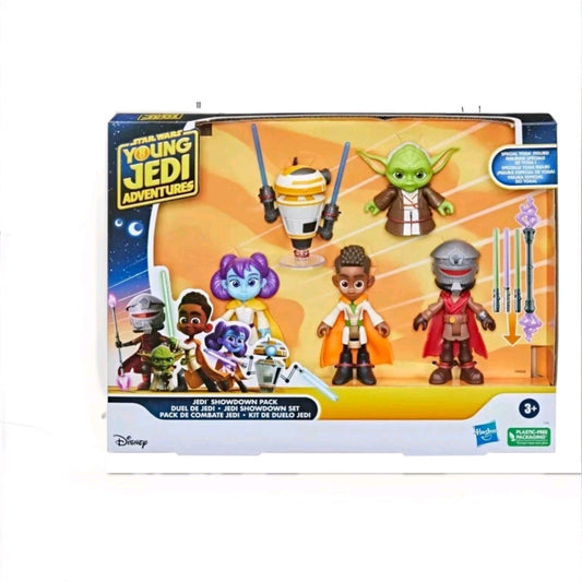Star Wars Young Jedi Adventures Jedi Showdown 5-Pack Action Figures Accessories
