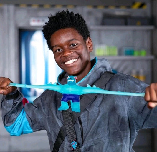 MrBeast Lab Stretchy Heroes Goo Jit Zu Hero Hypercharged Legendary Icon Panther