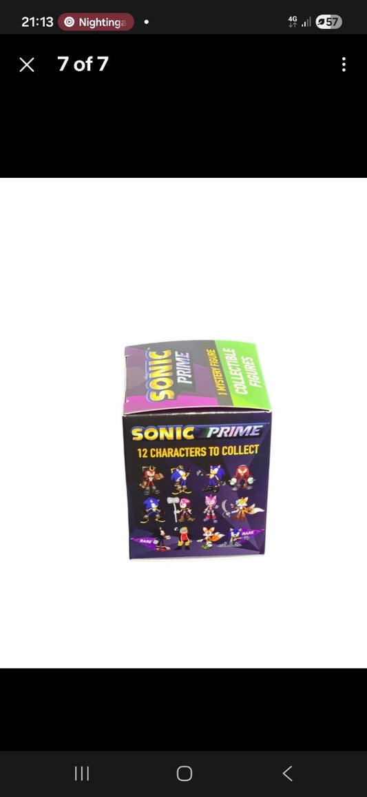 X1 Sonic Prime Series 2 Collectible Figure – Mystery Blind Box – New