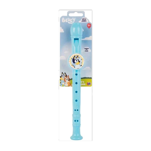 Bluey Musical Recorder Toy - Official Licensed Flute Instrument for Kids Age 3+