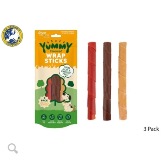 Flavored Knot Bone Meat & Rawhide Free Dog Treat Smart Choice Pack of5 Dog Snack