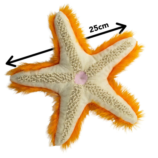 NEW Zappi Co. Soft Plush Stuffed Toy - Sea Creature STARFISH Eco Animal 25cm