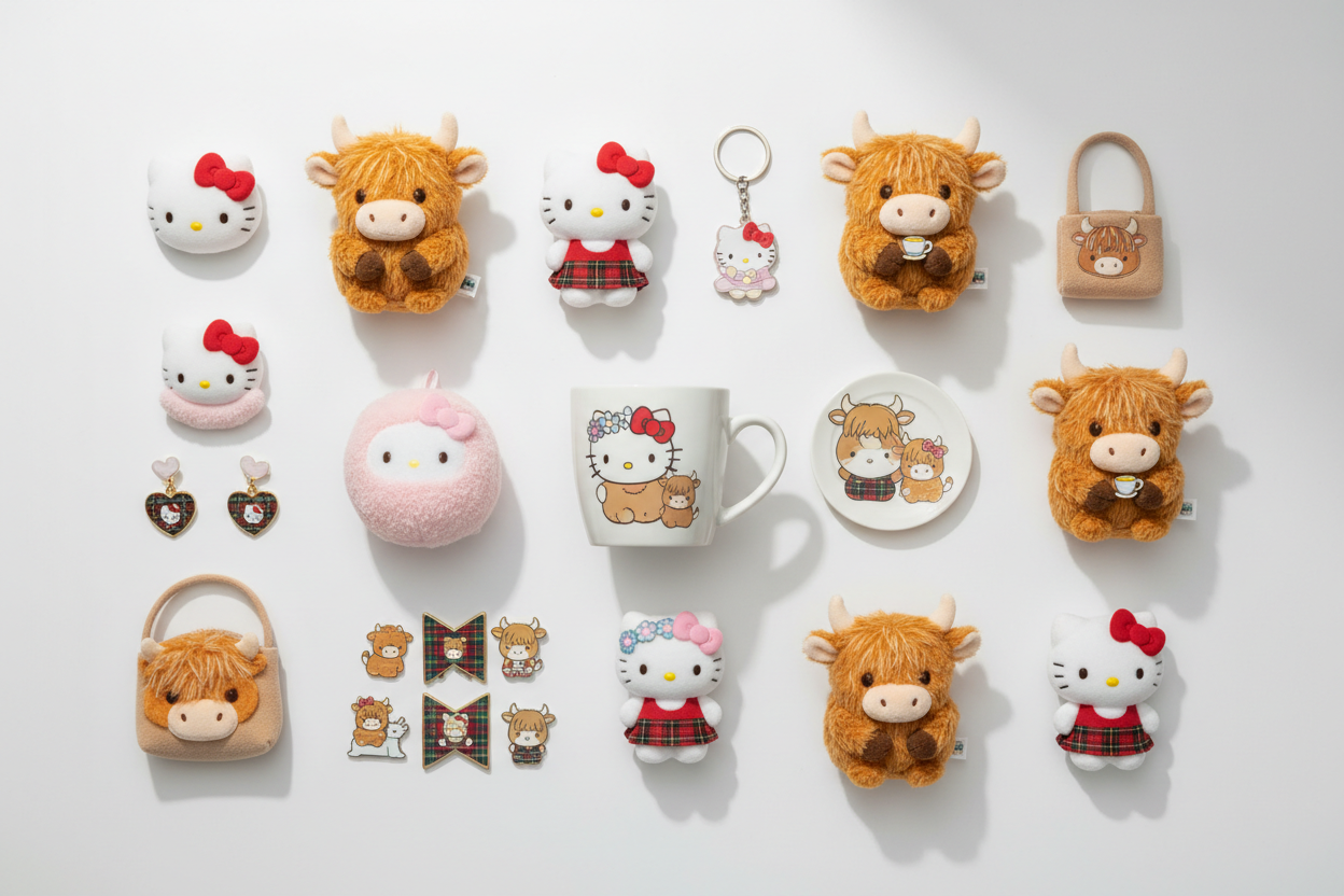 Hello Kitty & Highland Cow Collection