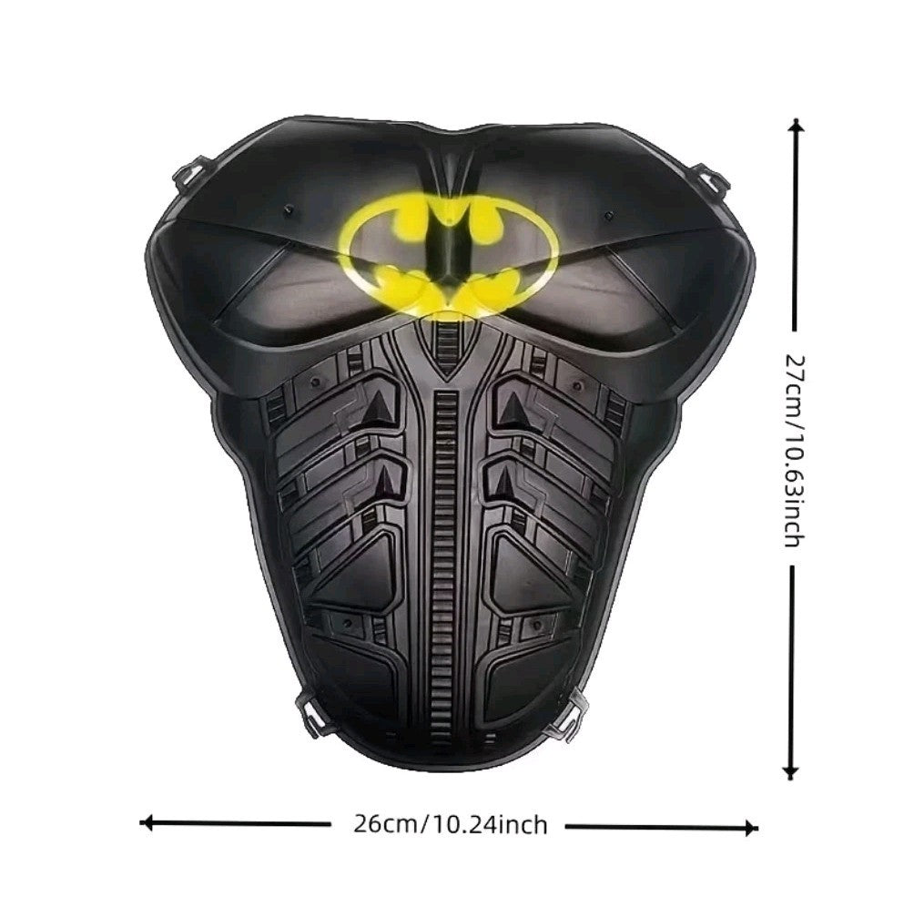Childs 5Pcs Batman Dark Knight Dress Up Gear Chest Plate Mask Arm Guards Set