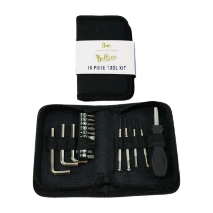 One In A Billion 18 Piece Multi Functional Tool Kit In Case
