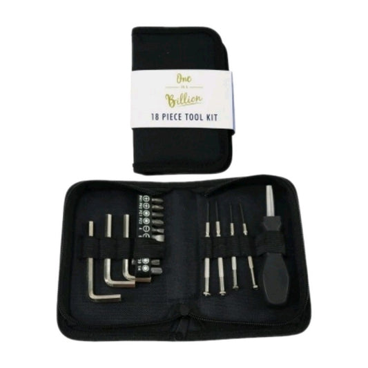 One In A Billion 18 Piece Multi Functional Tool Kit In Case