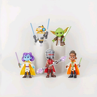 Star Wars Young Jedi Adventures Jedi Showdown 5-Pack Action Figures Accessories