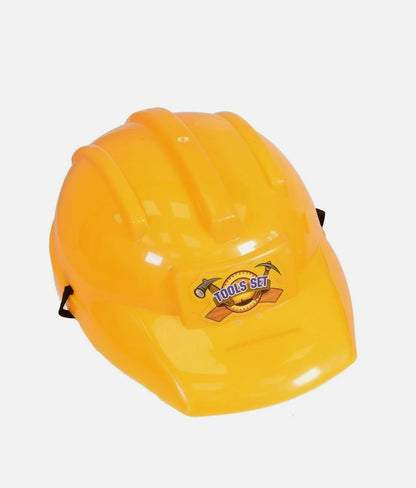 Kids Children's Builder Toy Set: Hard Hat, Tool Belt & 5 Tools