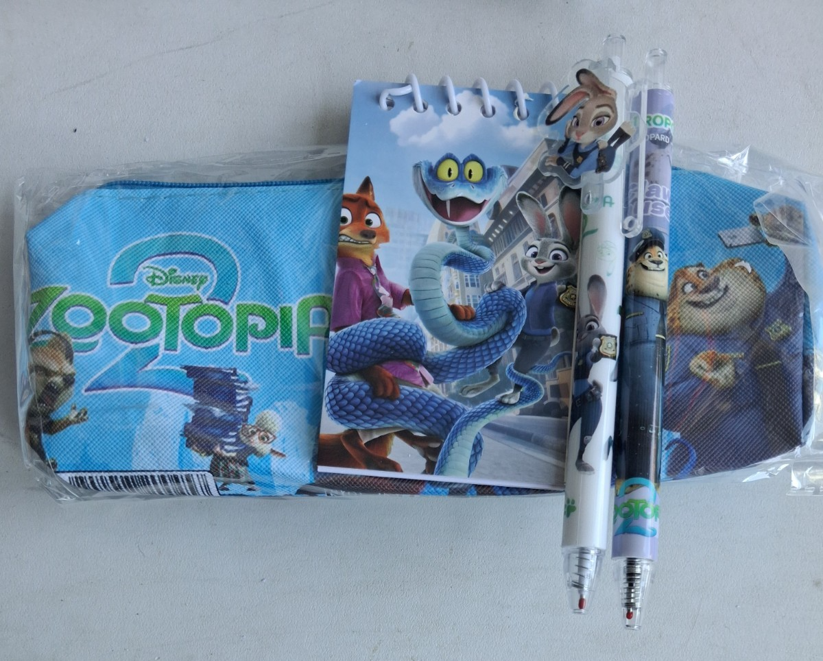 Disney Zootopia 2 Stationery Set Party Favours – Choose Your Colour!