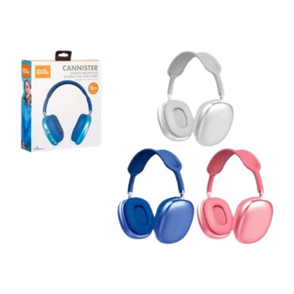 WIRELESS HEADPHONES ROTATING & STRETCHABLE CANNISTER - Bluetooth 