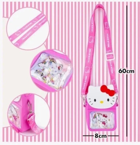 Hello Kitty Messenger Bag - Puzzle - Stickers 