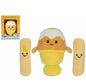 Egg & Soldiers Soft Toy Plush In Gift Box 13CM