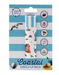 Coastal Design Vanilla Lip Balm - Plastic Free - Vegan - Zero Waste Paper Balm