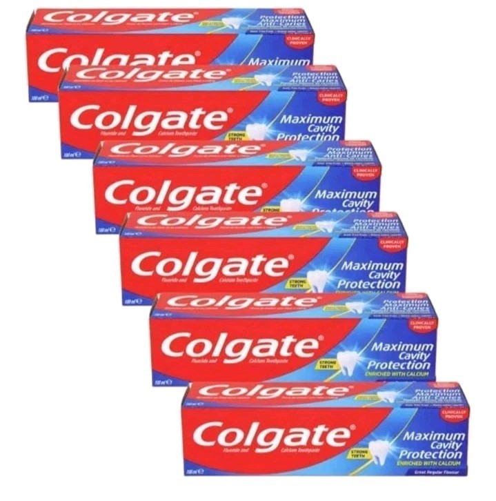 Colgate Maximum Cavity Protection Toothpaste 100ml (Pack of 12), Mint Flavour