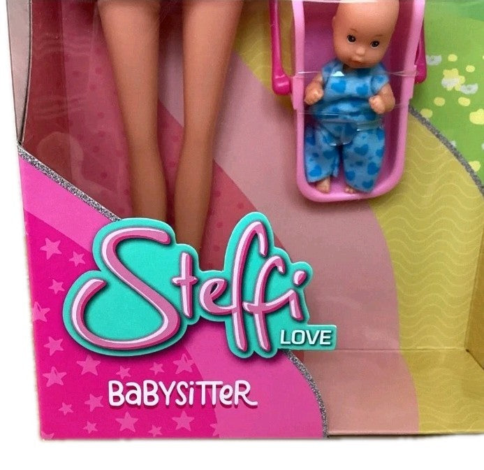 SIMBA Steffi Love Babysitter Doll Set with Accessories 3+ Years 