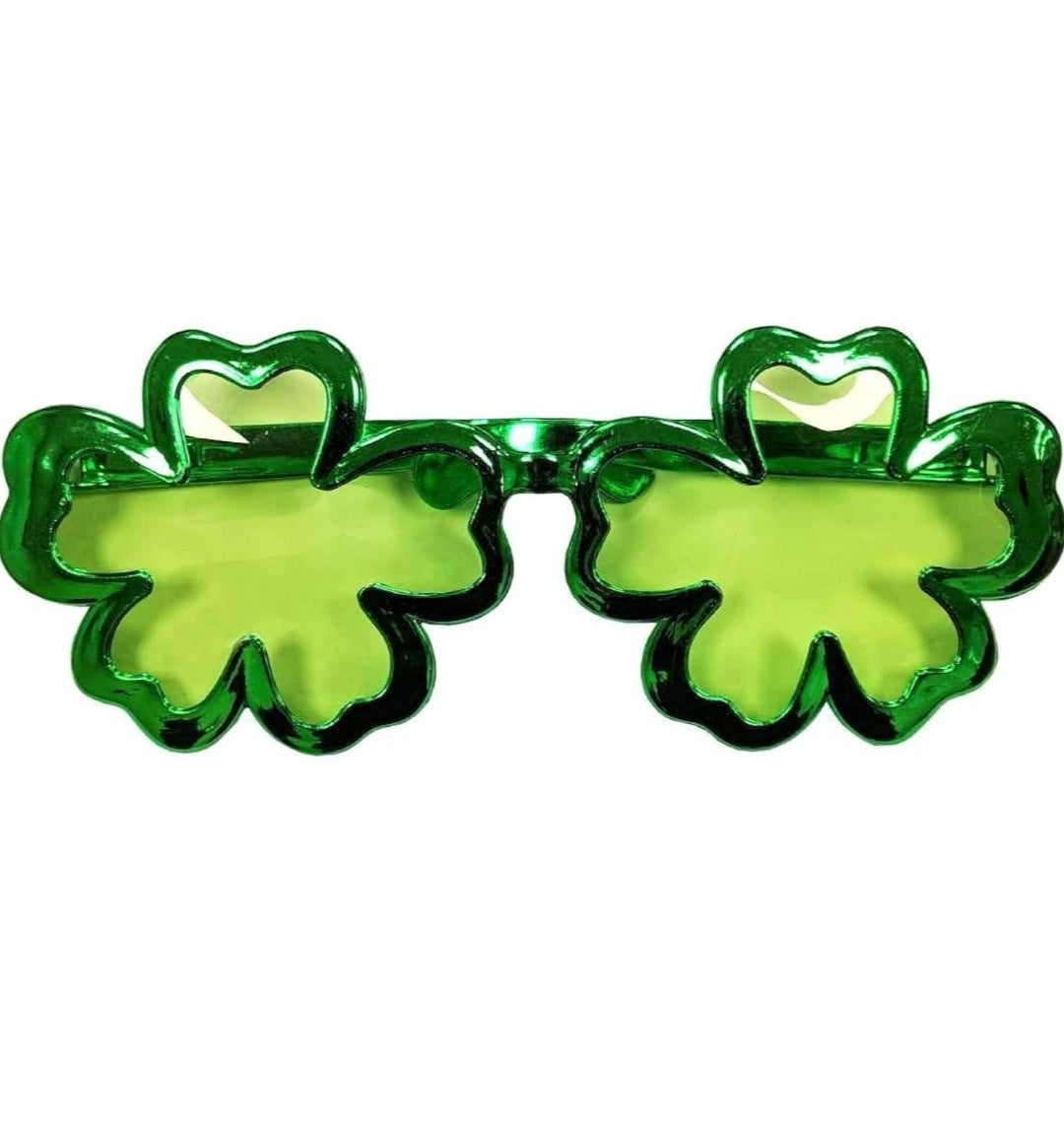 GIANT 28CM IRISH NOVELTY CLOVER GLASSES