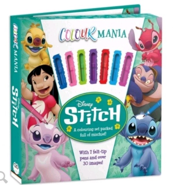 Disney: Colourmania Stitch Colouring book [Paperback]