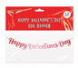 Valentines day Banner 1.5m Happy Valentine's Day Foil Banner Garland with String