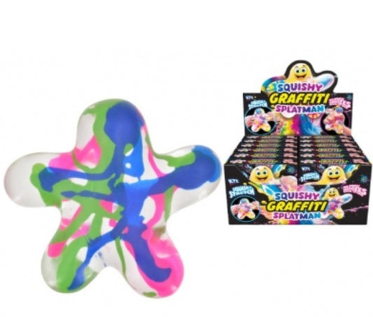 Mr. Splatman / Inkerz Man — Squishy Graffiti Stretchy Sensory Toy