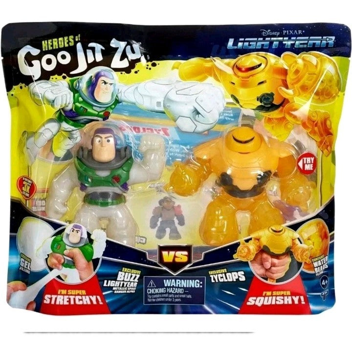 Heroes of Goo Jit Zu Lightyear Vs Pack- Buzz Vs Cyclops