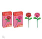 Blocks In Bloom Pair Of  Roses: Pink + Red Included In Brand New Sealed Box
