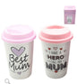 Mothers Day TRAVEL MUG - GIFTS FOR MUM - ASSORTED 