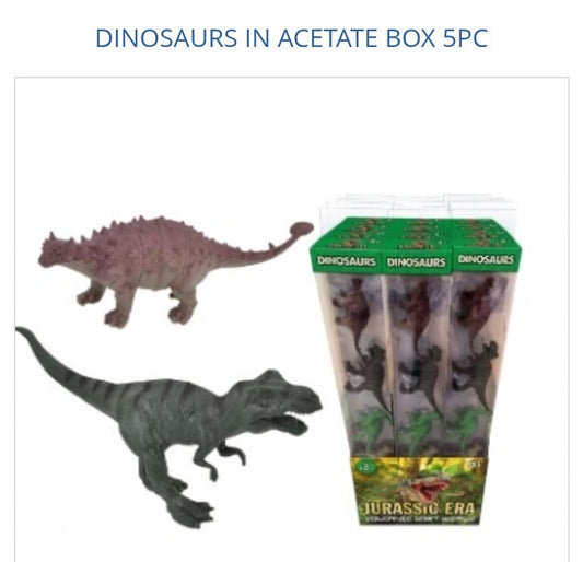 Jurassic Era Dinosaur Set 5pc - Kids Toys