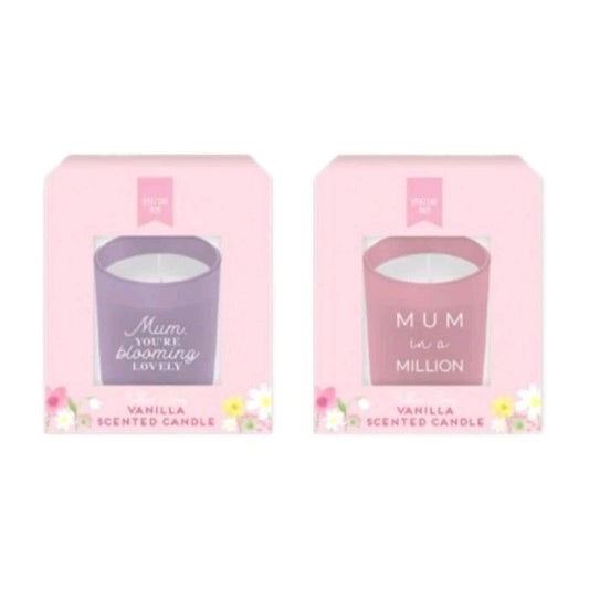  Mum Your Blooming Lovely & Mum In A Million Scented Candle - Gift For Mum 
