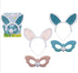 Kids Easter Bunny Ears & Mask - Fancy Dress 