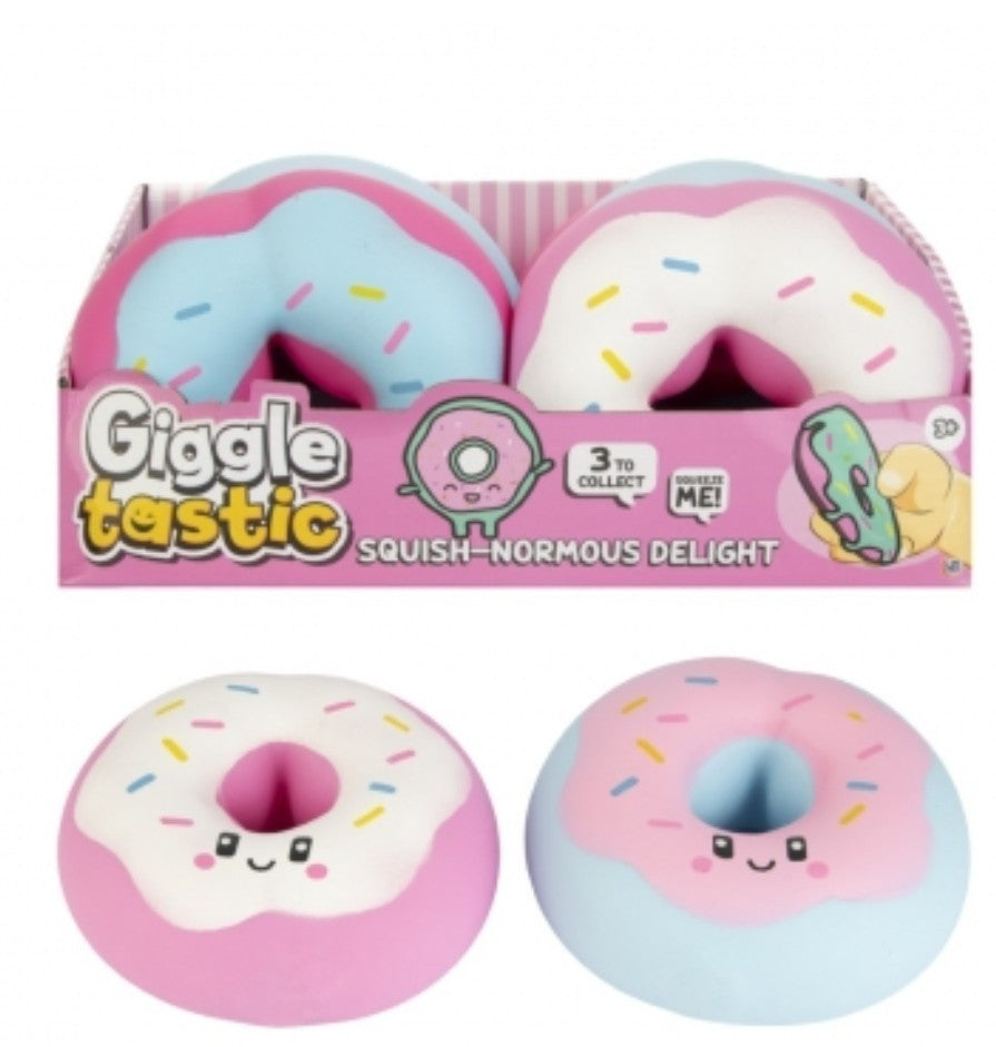X1 Giggle Tastic "Squish-normous Delight" Giant Scented Donut Squishy