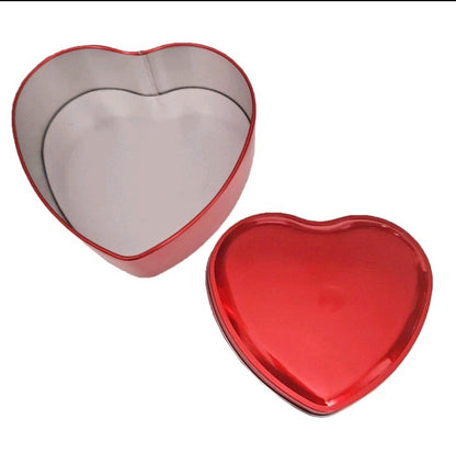 Valentines Heart Metal Storage Tin 12cm
