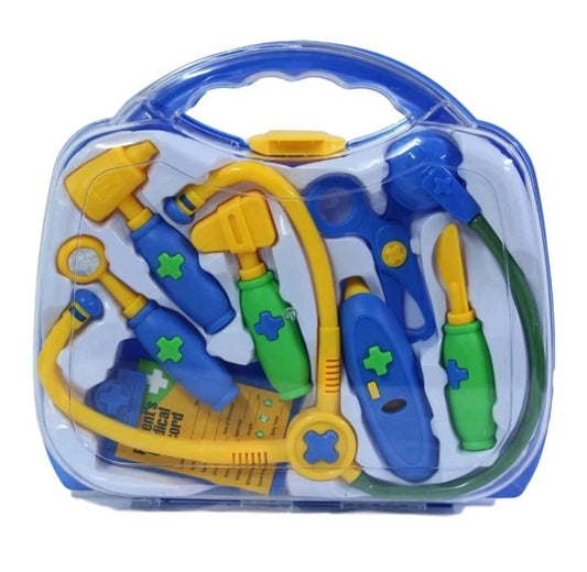 9 Pc Children Kids Doctors Nurses Role Play Hospital Toy Medical Paramedics Case