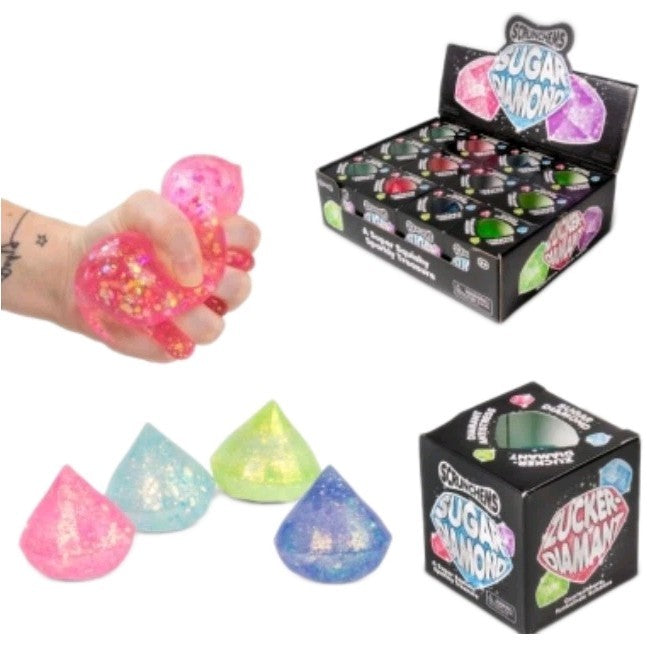 SCRUNCHEMS SUGAR MALTOSE DIAMOND - STRESS RELIFE TOY 