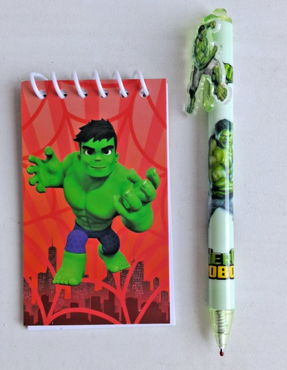 Marvel Spidey and His Amazing Friends / Avengers / Mini Notebook & Pen Sets