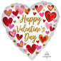 Valentines Day Foil Balloons For That Somebody Special: Heart, Marble, Abstract
