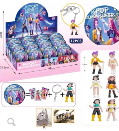 K-Pop Demon Hunters Collectible Figure & Keychain Surprise Ball