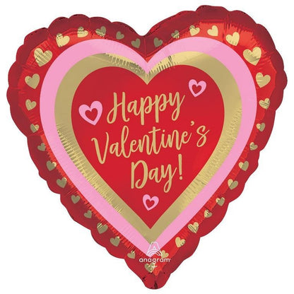 Valentines Day Foil Balloons For That Somebody Special: Heart, Marble, Abstract