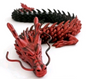3D Printed Chinese Dragon's Model Ornaments – Fully Articulated