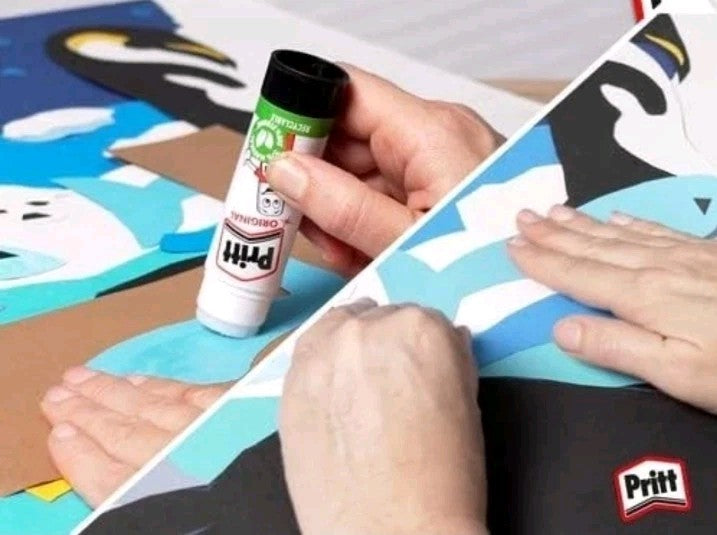 Pritt Glue Sticks 11g (Small), 25pcs Non Toxic Sticks, Child Safe, Adhesive, Art