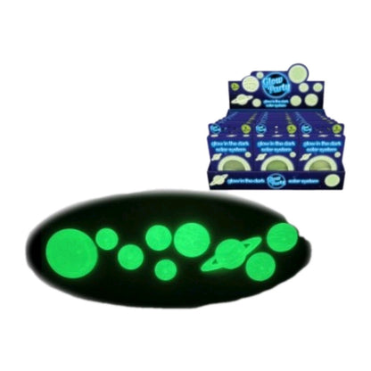 Kandy Toys Mini Glow-In-The-Dark Solar System Set