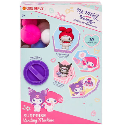 Sanrio Kuromi Hello Kitty SpongeBob Vending Machine Capsule Toy Figures New