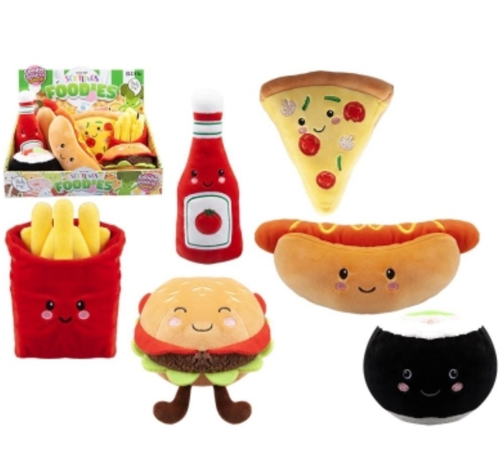 Softlings Foodies Plush Toys - 16cm Ultra Soft & Cuddly Fast Food Collection