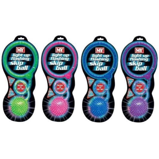 Kids Light Up Skip Ball Jumping Ankle Hoop Ring Light Up Outdoor Toy 