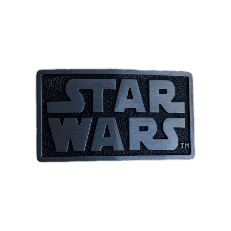 Vintage Star Wars Series Name Logo Metal Enamel Belt Buckle