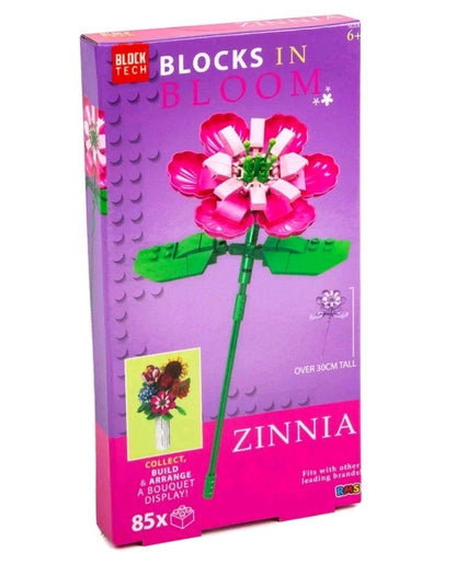 Block Tech Blocks in Bloom - Zinnia flower