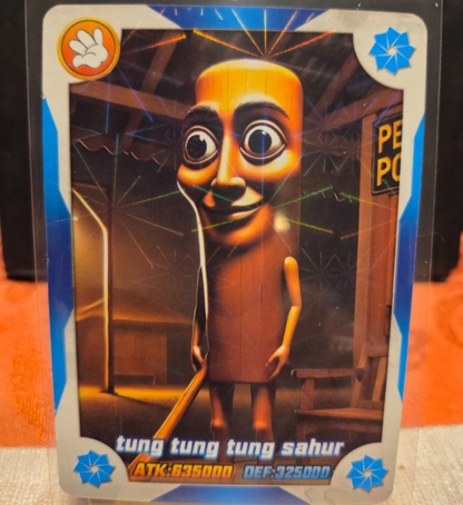 X6 Tung Tung Tung Sahur Italian Brainrot Trading Card Game Sealed Packs 