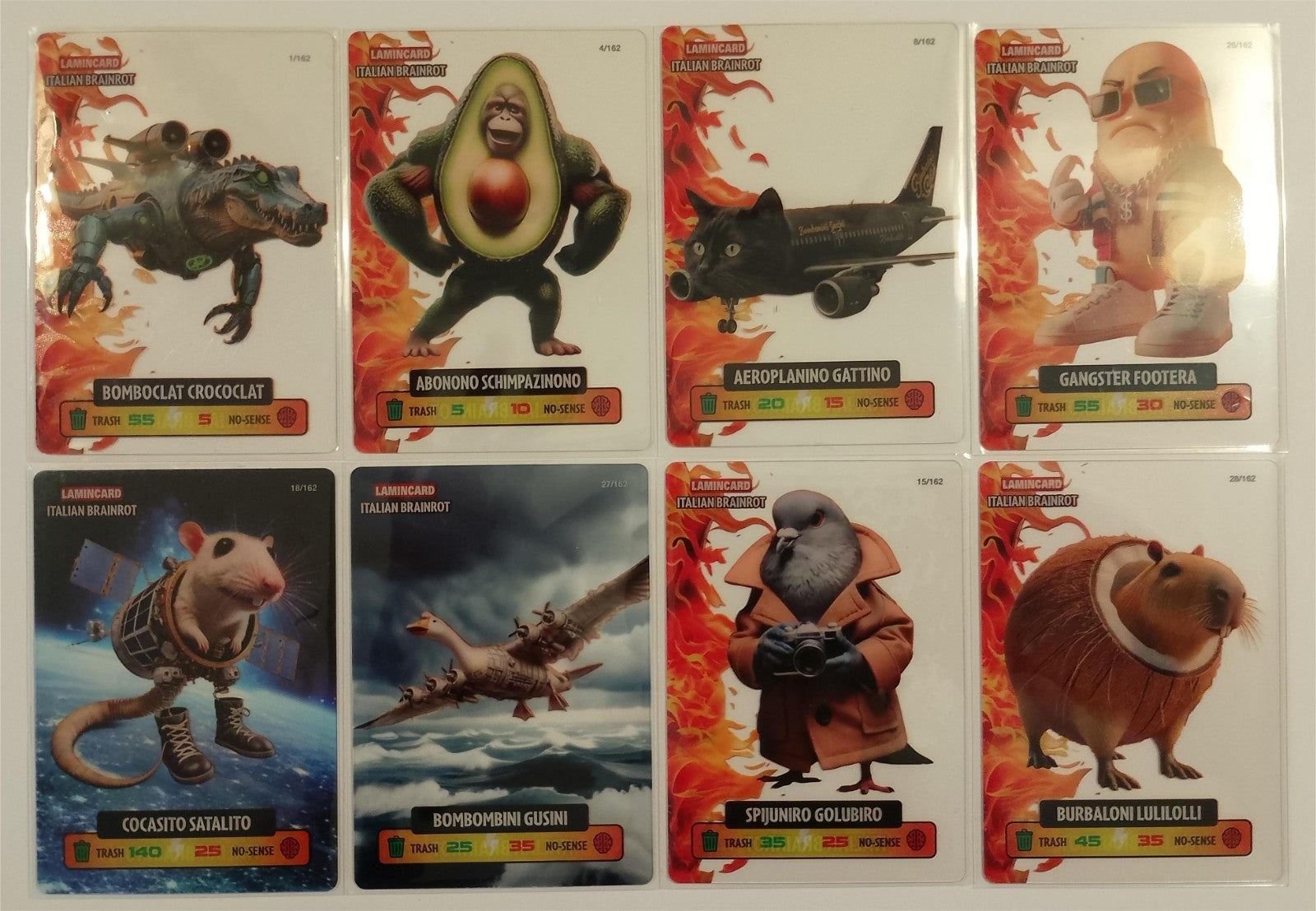 Italian Brainrot LAMINCARD Trading Cards: Single Cards From £1.50 - Cards #1-30